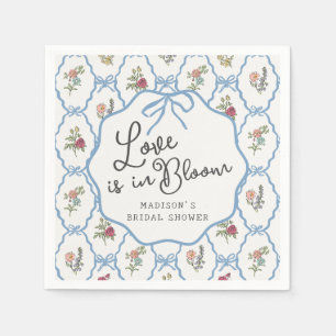 Summer Garden Party Bright Floral Bridal Shower Napkins