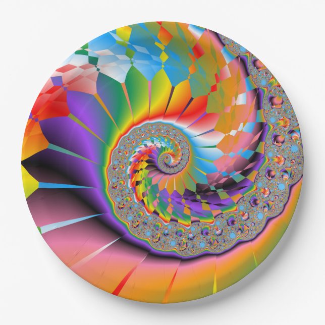 Summer Garden Party Paper Plates (Front)