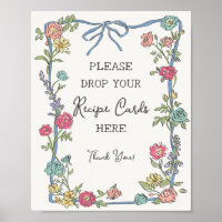 Summer Garden Party Pastel Floral Share a Recipe