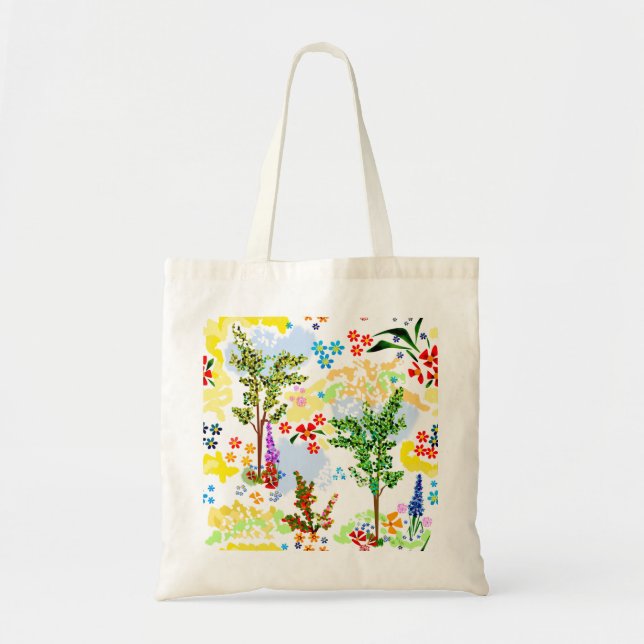 Summer garden tote bag (Front)