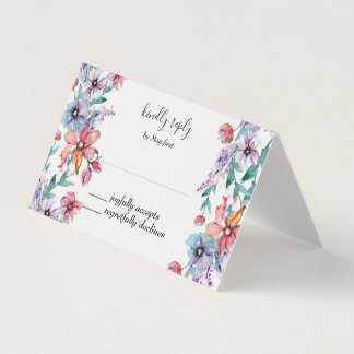 Summer Garden Watercolor Floral Wedding