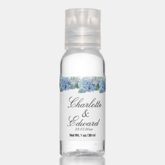 Summer Garden Watercolor Floral Wedding wipes Hand Hand Sanitizer