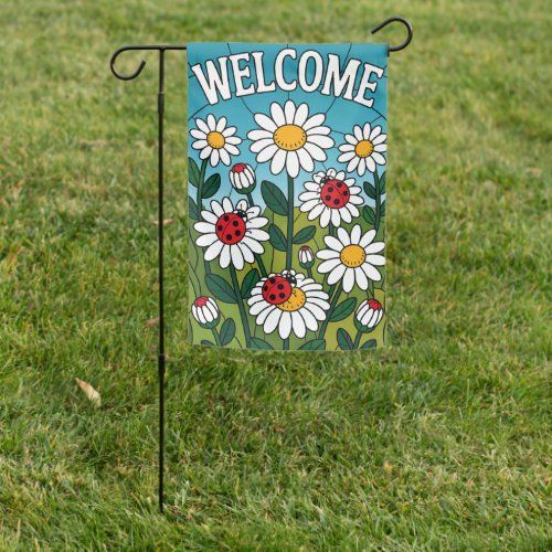 Summer Garden Welcome Flag