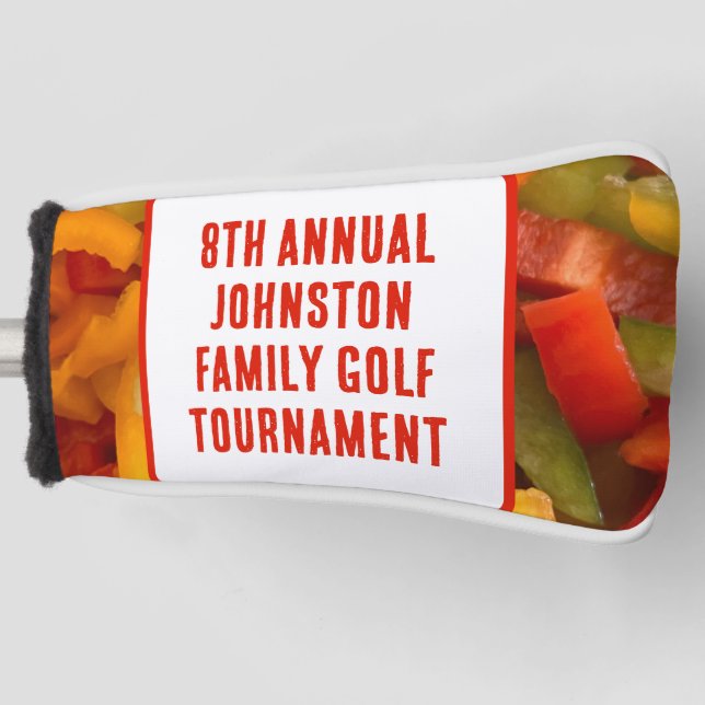 Summer Gathering Food Photo Family Reunion BBQ Golf Head Cover (Front)