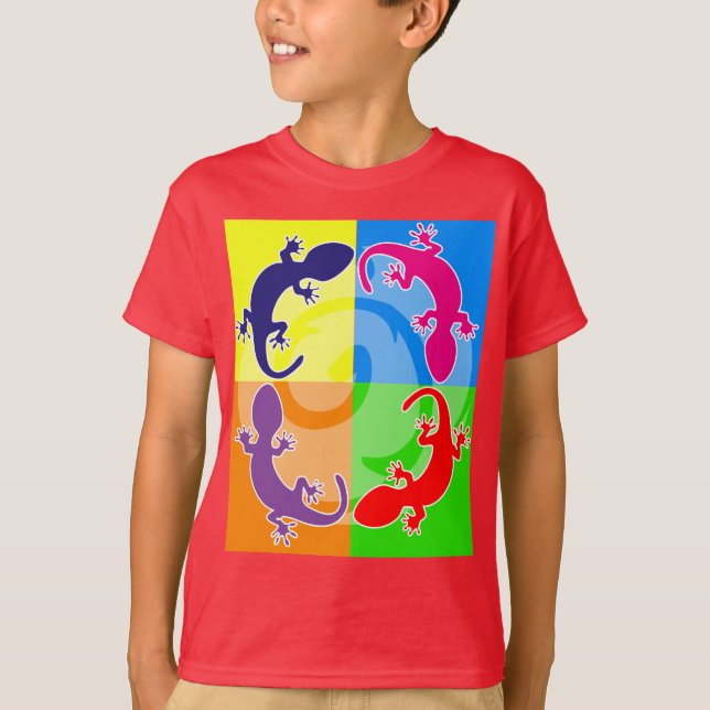 Summer Gecko pop T-Shirt (Front)