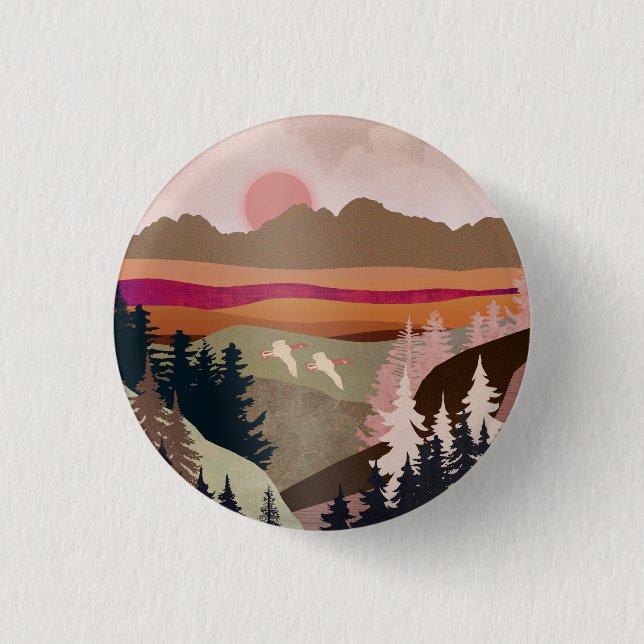 Summer Geese Button (Front)