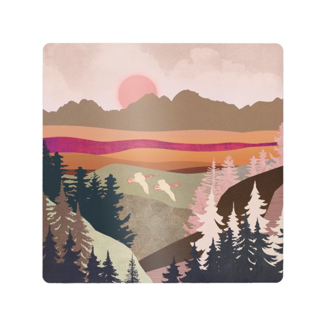 Summer Geese Metal Print (Front)