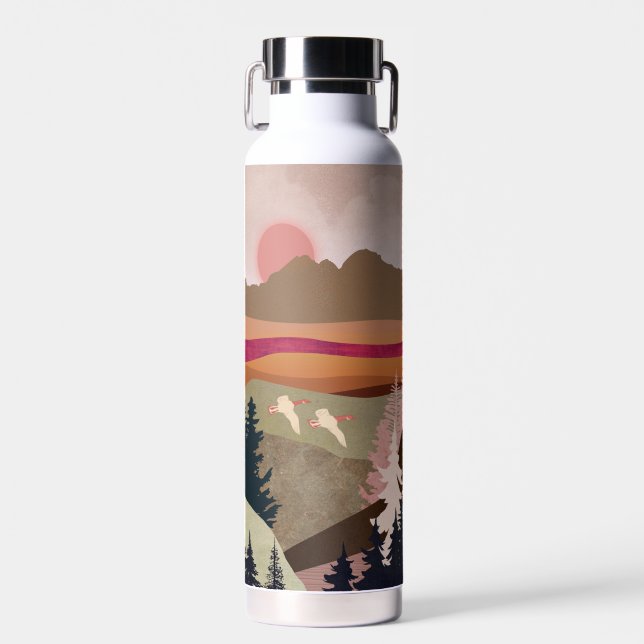 Summer Geese Water Bottle (Front)