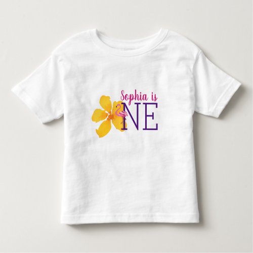 Summer Girl 1st Birthday Toddler T_shirt