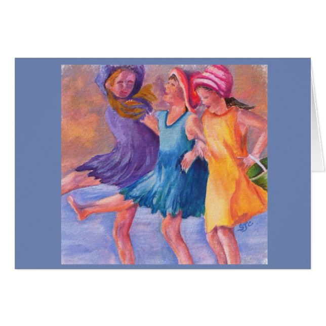 SUMMER GIRL FUN CARDS (Front Horizontal)
