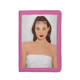 SUMMER GIRL TRI-FOLD WALLET