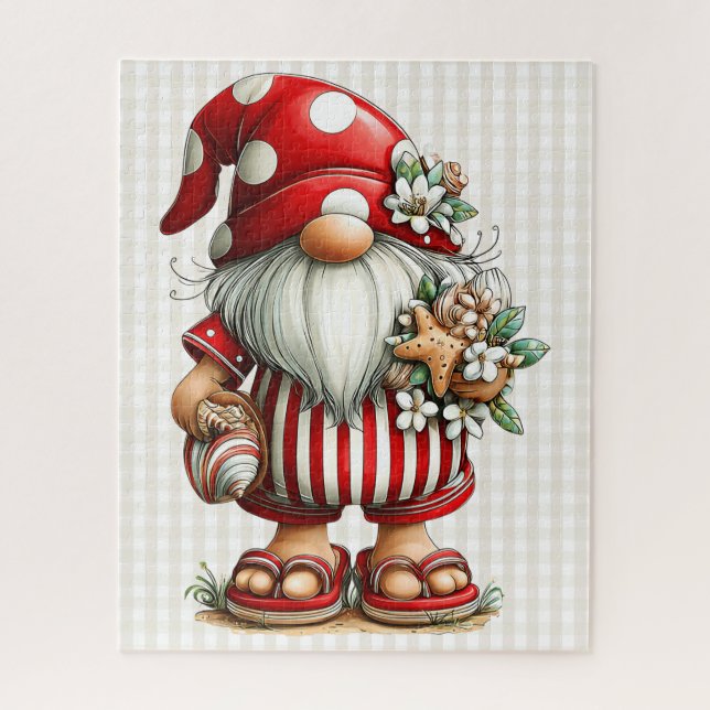 Summer Gnome Puzzle (Vertical)