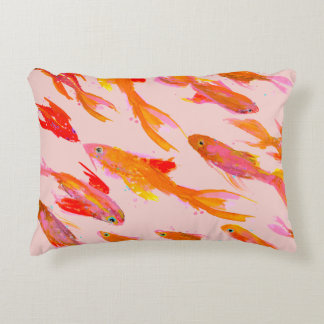 Summer Goldfish Accent Pillow