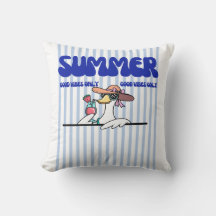 Summer Good Vibes Only Goose Stripe Art
