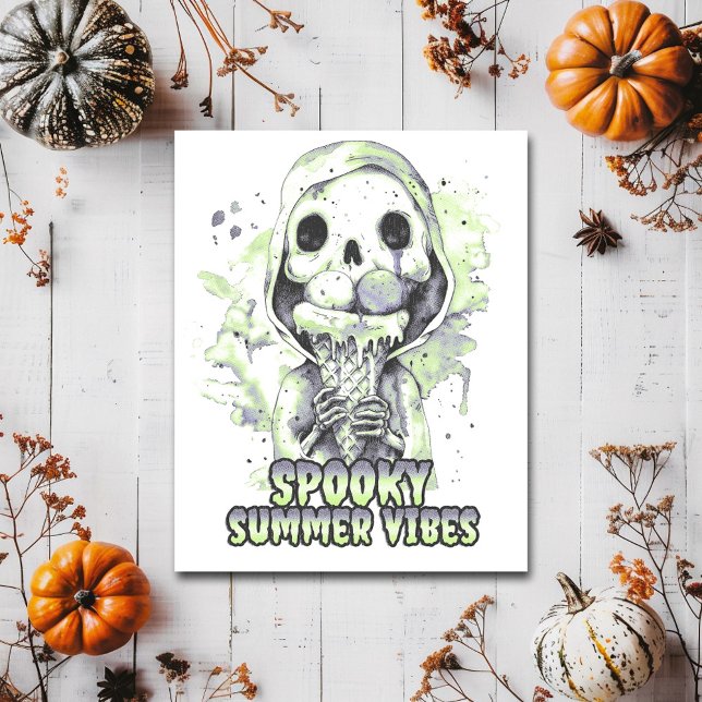 Summer goth Spooky Summer Vibes  Postcard (Creator Uploaded)