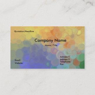 Summer Grapes Business Card