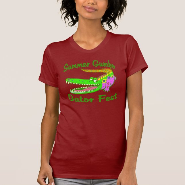 Summer Gumbo Gator Fest T-Shirt (Front)