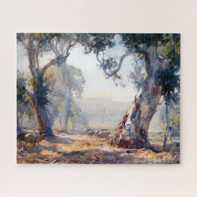 Summer Hans Heysen 1909 Australian Art  Jigsaw Puzzle (Horizontal)