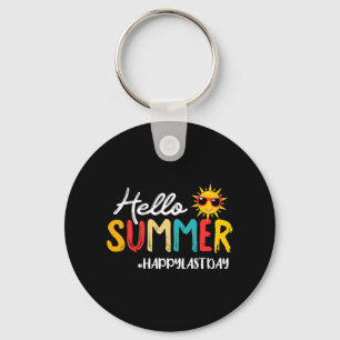 Summer Happy Last Day Of School Teacher Student 1 Keychain
