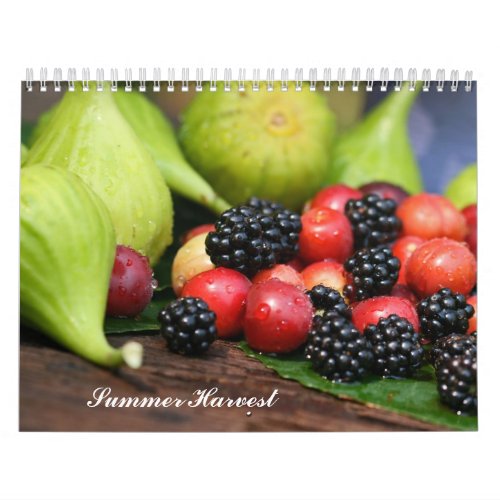 Summer Harvest Calendar