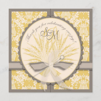 Summer Harvest TY Square Thank You Card