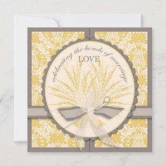 Summer Harvest Wedding Invitation Square