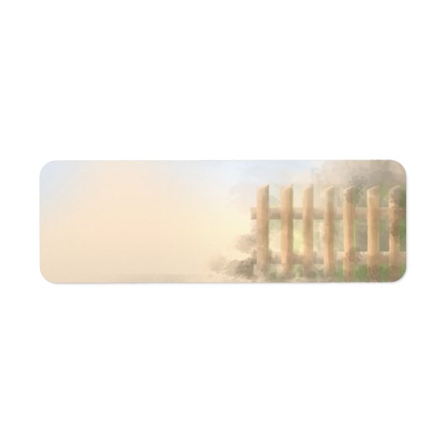 summer haze landscape design label (Front)