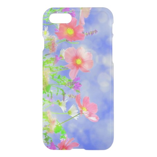 Summer Haze Wild Flowers Sunshine Landscape iPhone SE87 Case