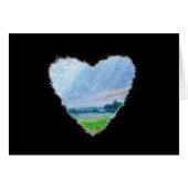 Summer Heart Romance Valentine Love Card (Front Horizontal)