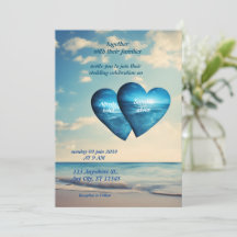 summer hearts beach ocean blue wedding 