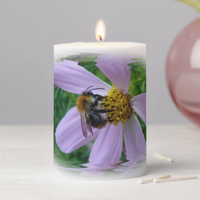 Summer heat pillar candle (In Situ)