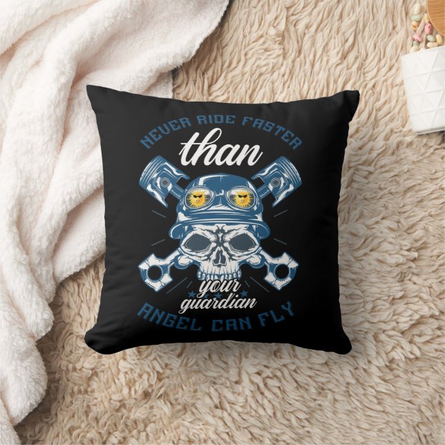 Summer Helmet Fun Throw Pillow (Blanket)