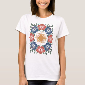 Summer Hibiscus Flower T-Shirt