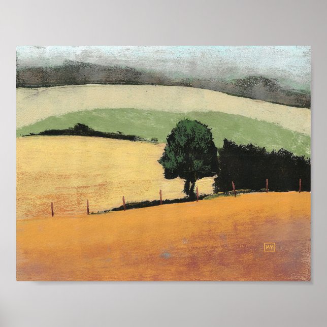 Summer Hills Art Print (Front)