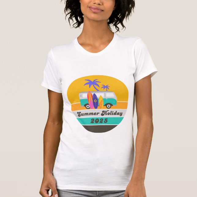 Summer Holiday 2025 Tee, Family trip, vacation T-Shirt (Front)