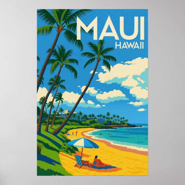 Summer Holiday Destination Hawaii Poster (Front)