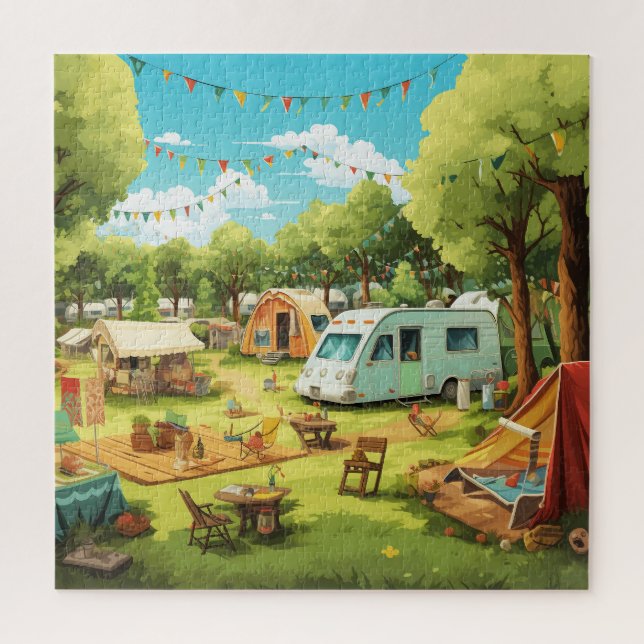 Summer Holiday Jigsaw Puzzle (Vertical)