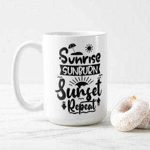 Summer Holiday Theme Coffee Mug