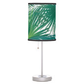 Summer Holiday Tropical Palm tree Green leafs Table Lamp (Right)