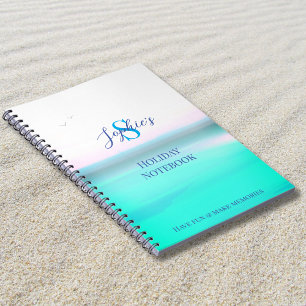 Summer holiday vacation memories notebook w/ name