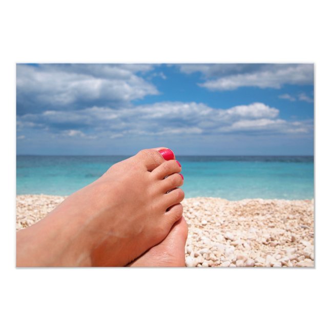 Summer holidays photo print (Front)