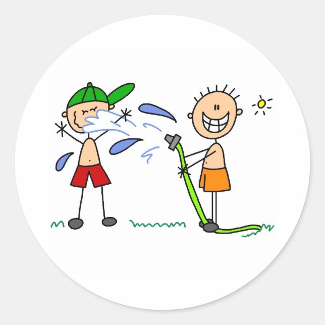 Summer Hose Fight Sticker (Front)