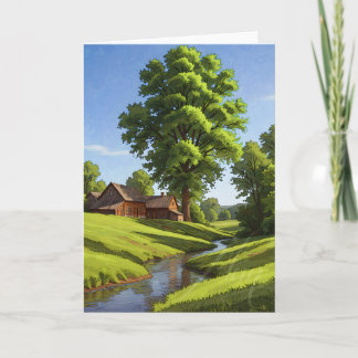 Summer House Card