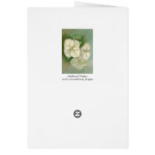 Summer Hydrangea Blossoms Pastel (Back)