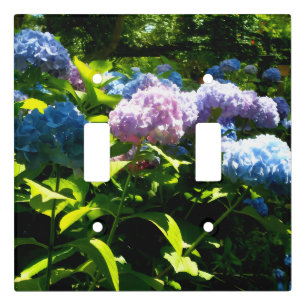 Summer Hydrangea Flower Garden Light Switch Cover