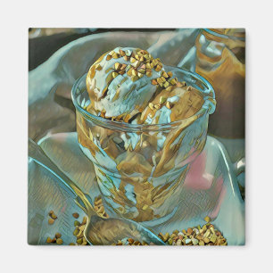 Summer ice cream cone magnet