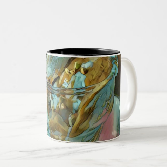 Summer ice cream cone Two-Tone coffee mug (Front Right)