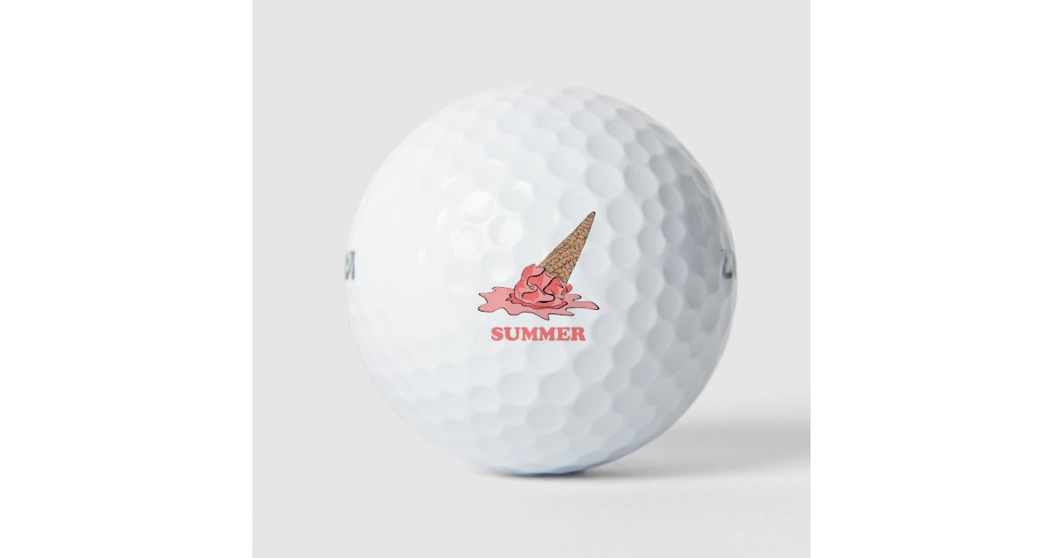 Ice Cream Cone Golf Balls, Zazzle