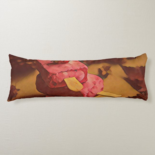 Summer ice cream lovers body pillow (Front)