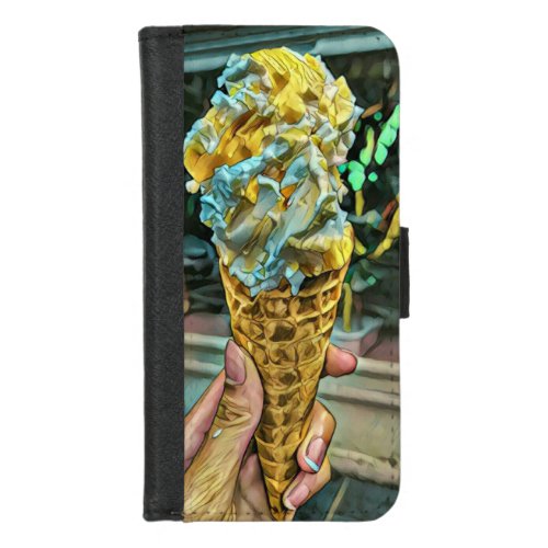 Summer ice cream lovers iPhone 87 wallet case